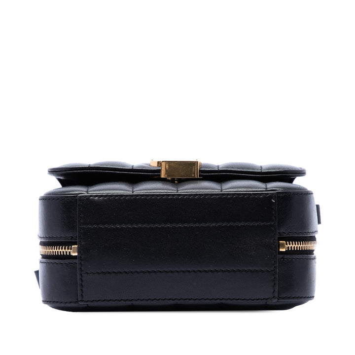Saint Laurent Toy Matelassé Cuir d'agneau Vicky Sac caméra
