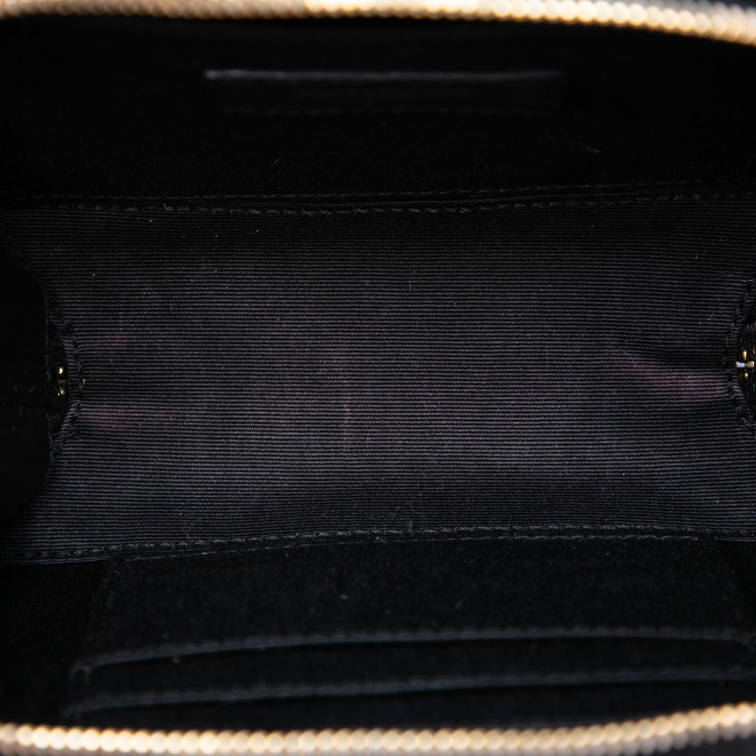 Saint Laurent Toy Matelassé Cuir d'agneau Vicky Sac caméra