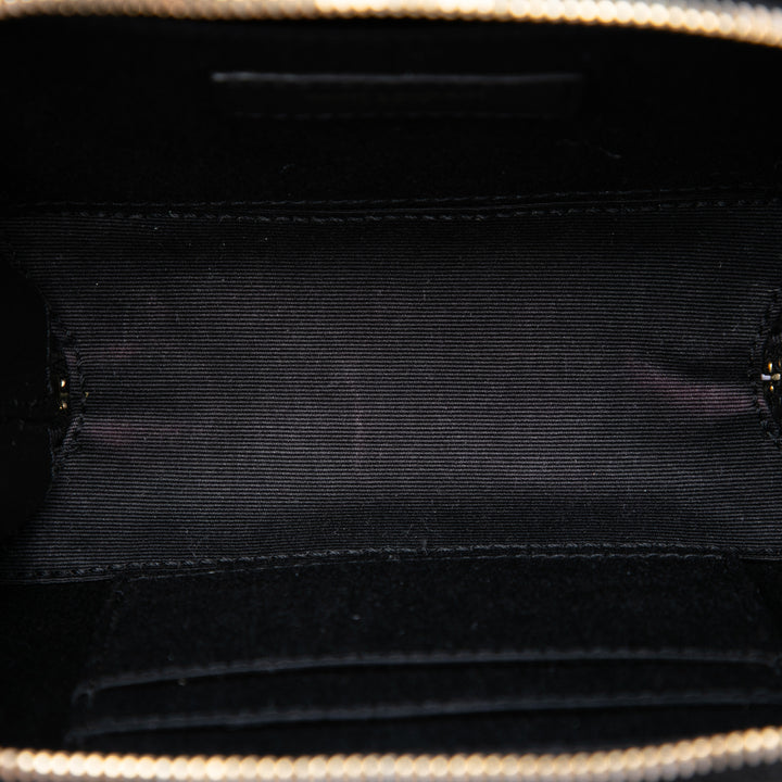 Saint Laurent Toy Matelassé Cuir d'agneau Vicky Sac caméra