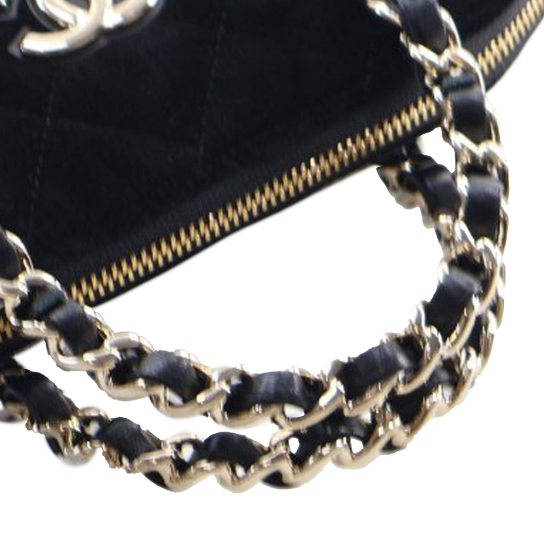 Chanel Pochette Matelassé Coco avec chaîne Noir – vue 17 – GABY PARIS