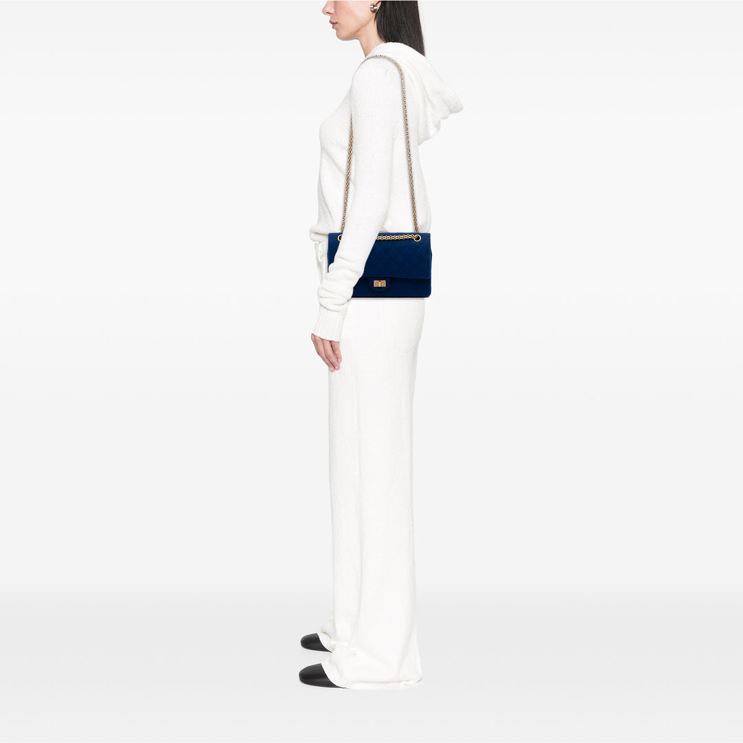 Chanel Matelassé Jersey Reissue 2.55 Double rabat 226