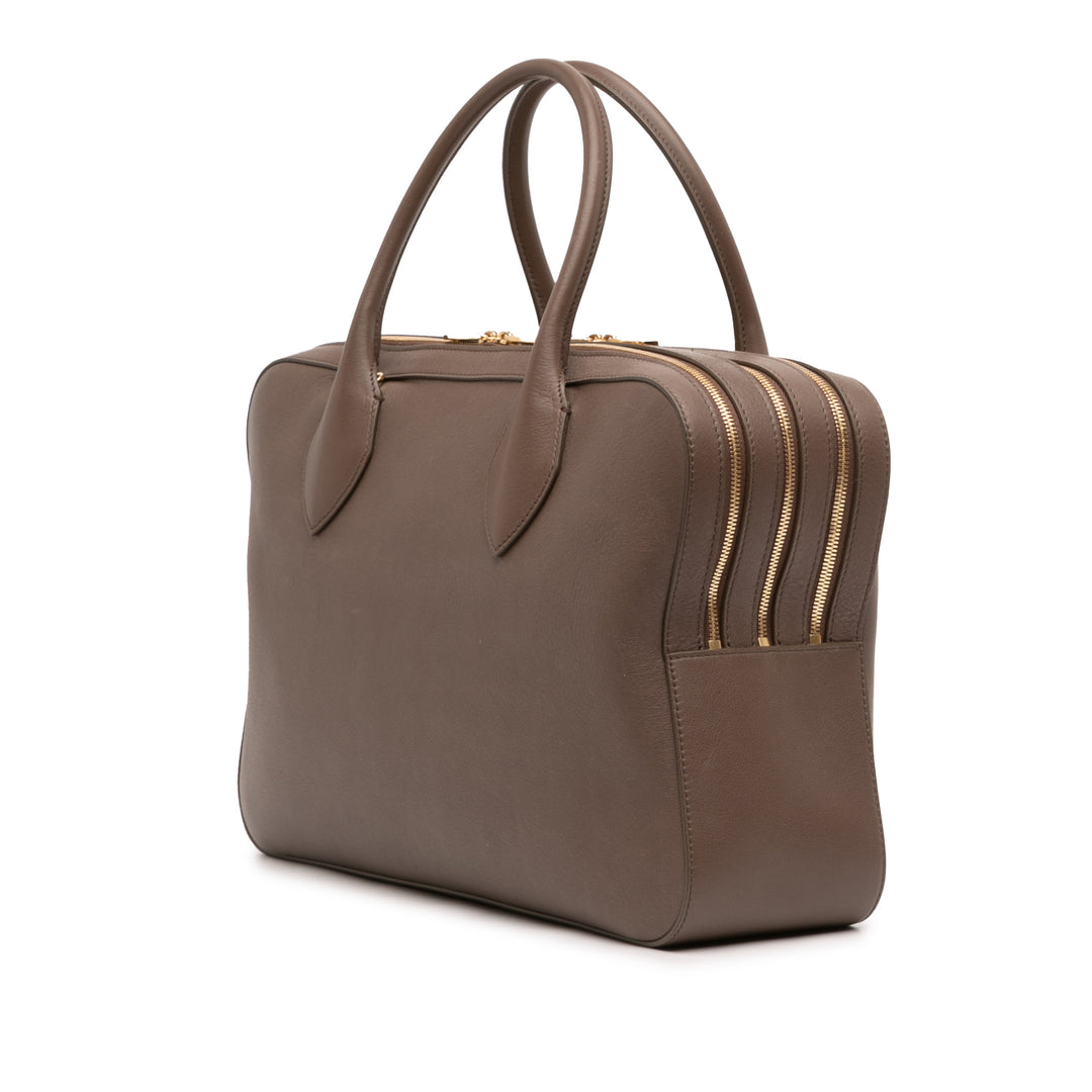 Stella Triple Zippé Sac Marron