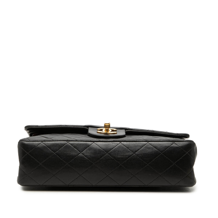 Chanel Classic Double rabat Moyen Cuir d'agneau Noir