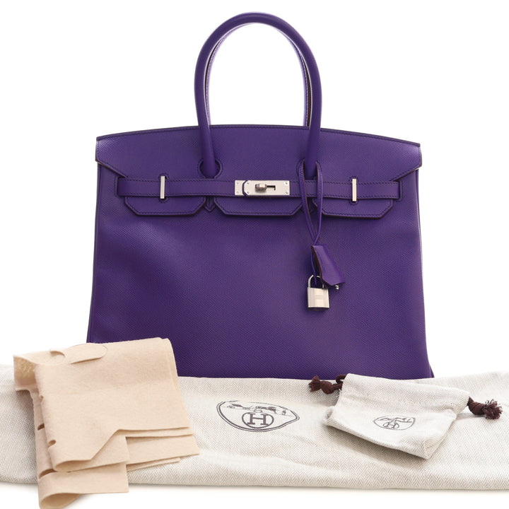 Hermès Epsom Birkin Retourne 35