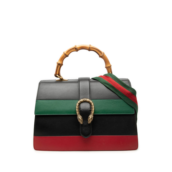 Gucci Large Cuir de veau Bamboo Dionysus Web Sac
