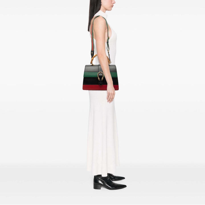 Gucci Large Cuir de veau Bamboo Dionysus Web Sac