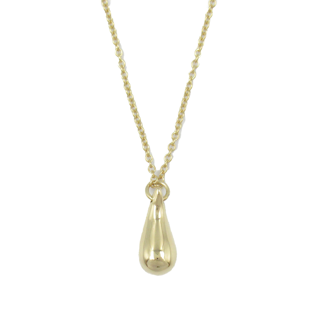 18K Yellow Gold Elsa Peretti Teardrop Pendant Necklace Gold - Gaby Paris