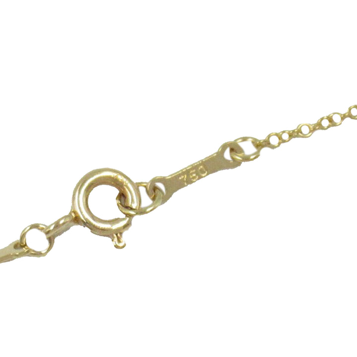 18K Yellow Gold Elsa Peretti Teardrop Pendant Necklace Gold - Gaby Paris