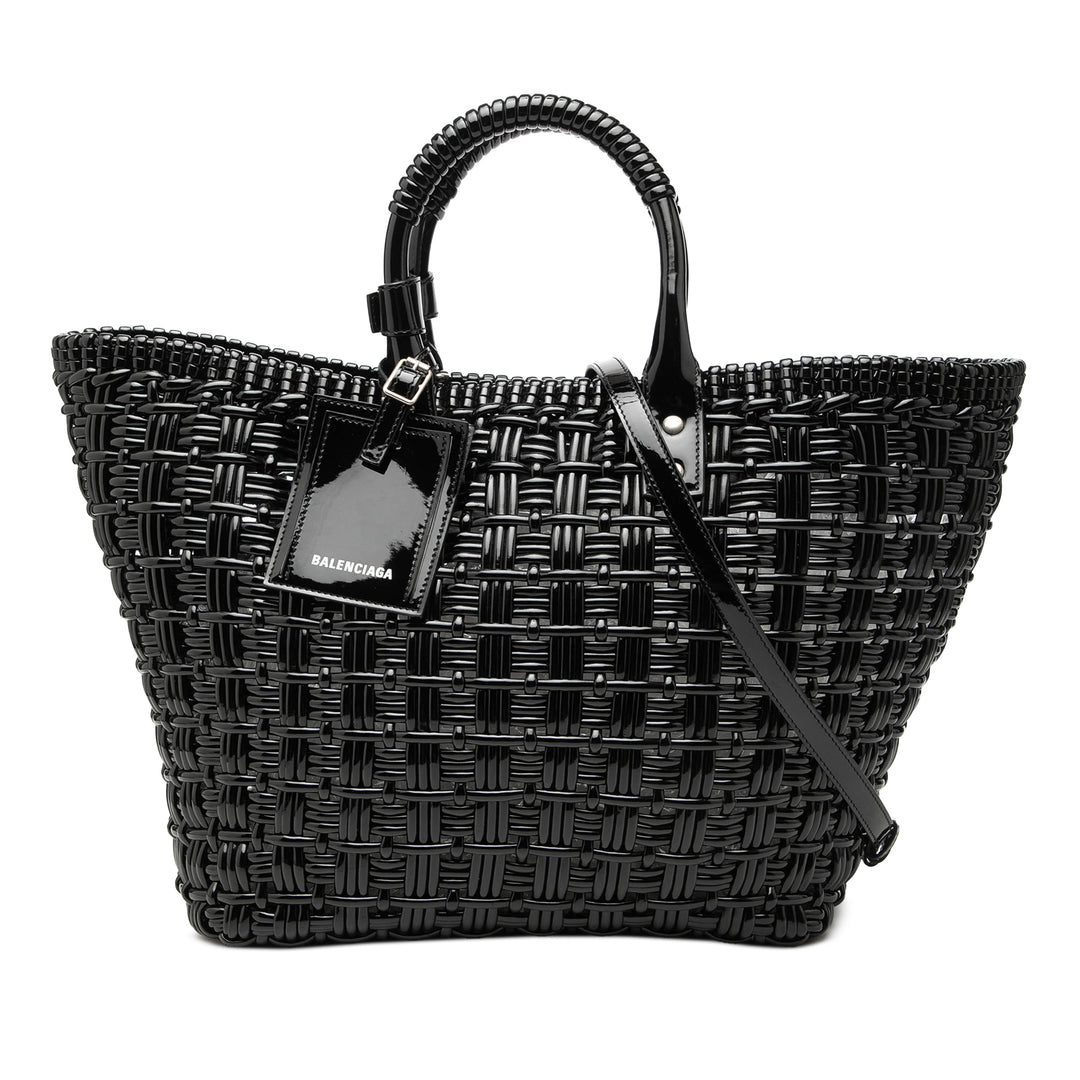 Balenciaga Small Faux Cuir Bistro Basket Sac