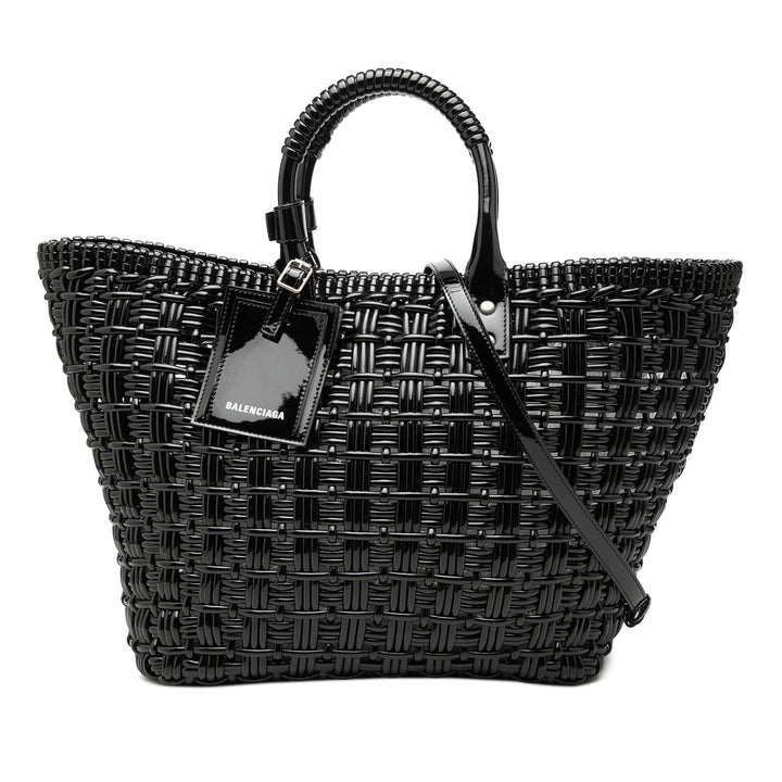 Balenciaga Small Faux Cuir Bistro Basket Sac