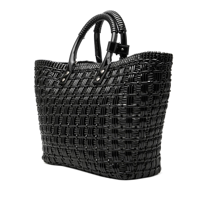 Balenciaga Small Faux Cuir Bistro Basket Sac