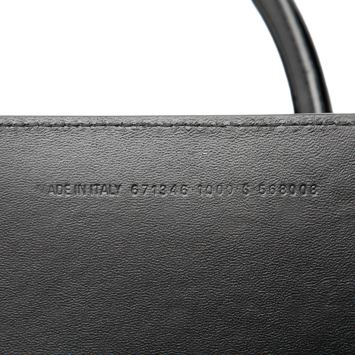 Balenciaga Small Faux Cuir Bistro Basket Sac