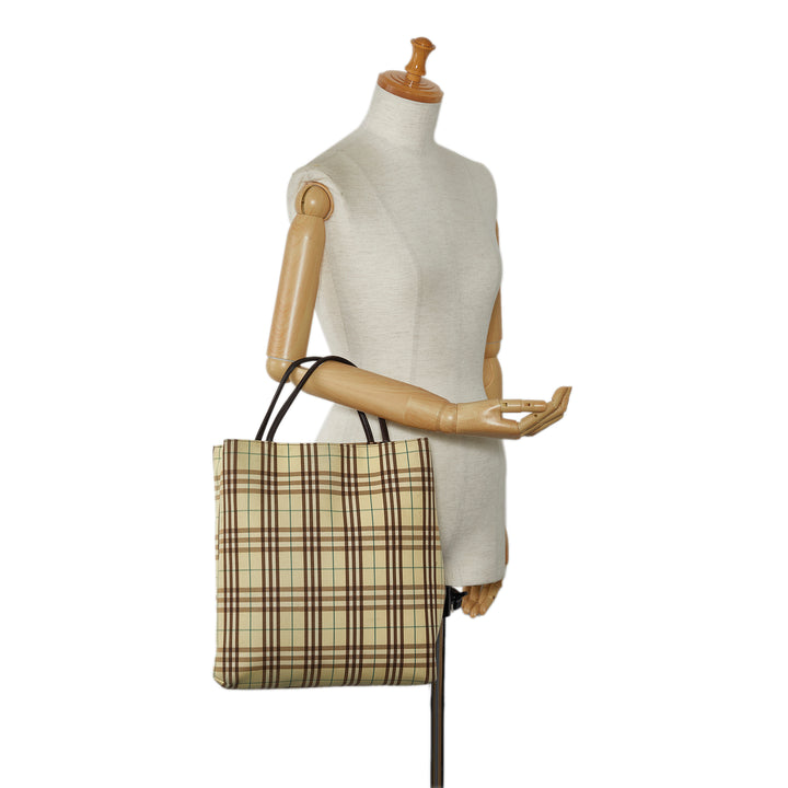 Burberry House Check Tote Brown - GABY PARIS