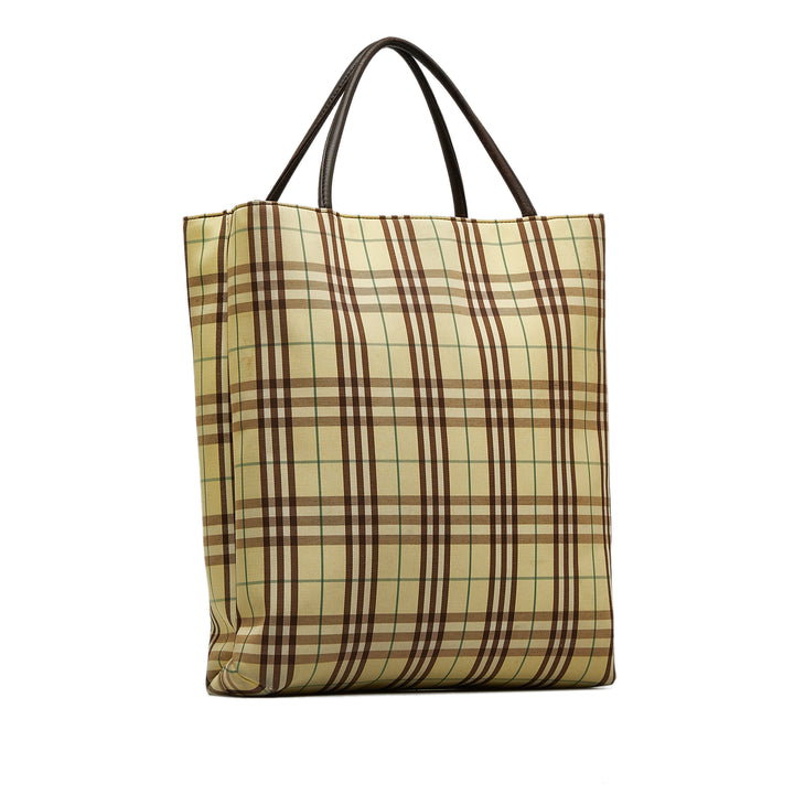 Burberry House Check Tote Brown - GABY PARIS