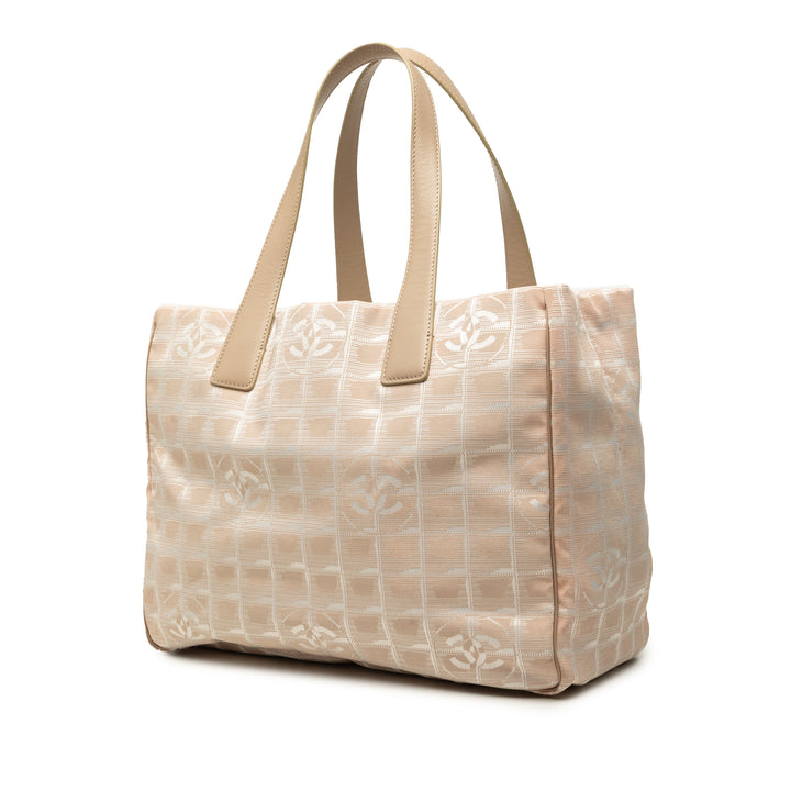 Chanel New Travel Line Cabas Beige – vue 2 – GABY PARIS