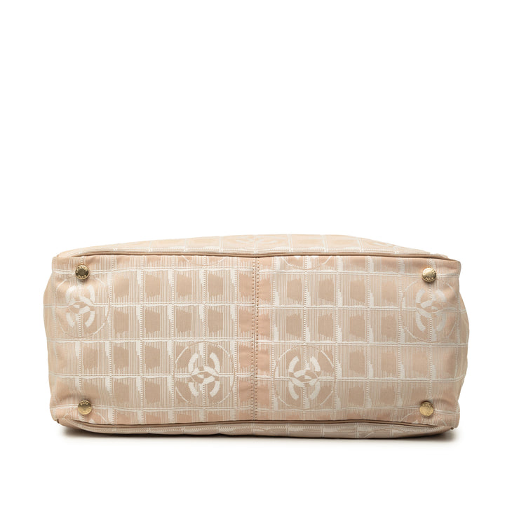 Chanel New Travel Line Cabas Beige – vue 3 – GABY PARIS