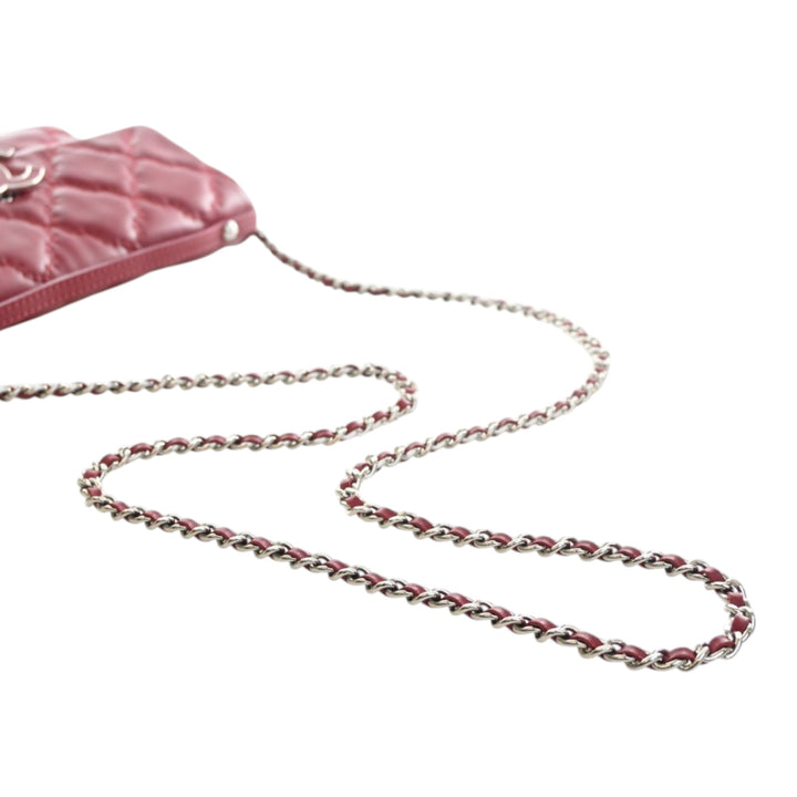 Chanel CC Matelassé Cuir de veau Double Stitch Hamptons à rabat