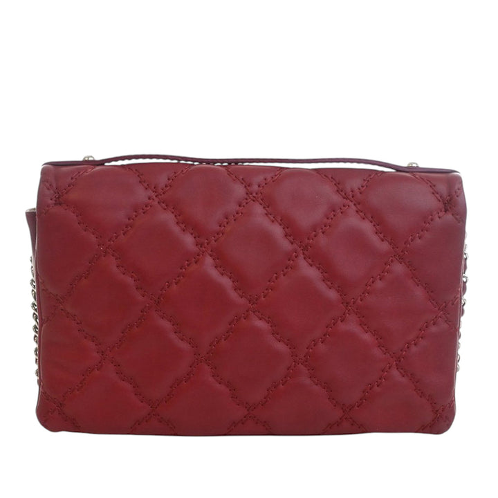 Chanel CC Matelassé Cuir de veau Double Stitch Hamptons à rabat
