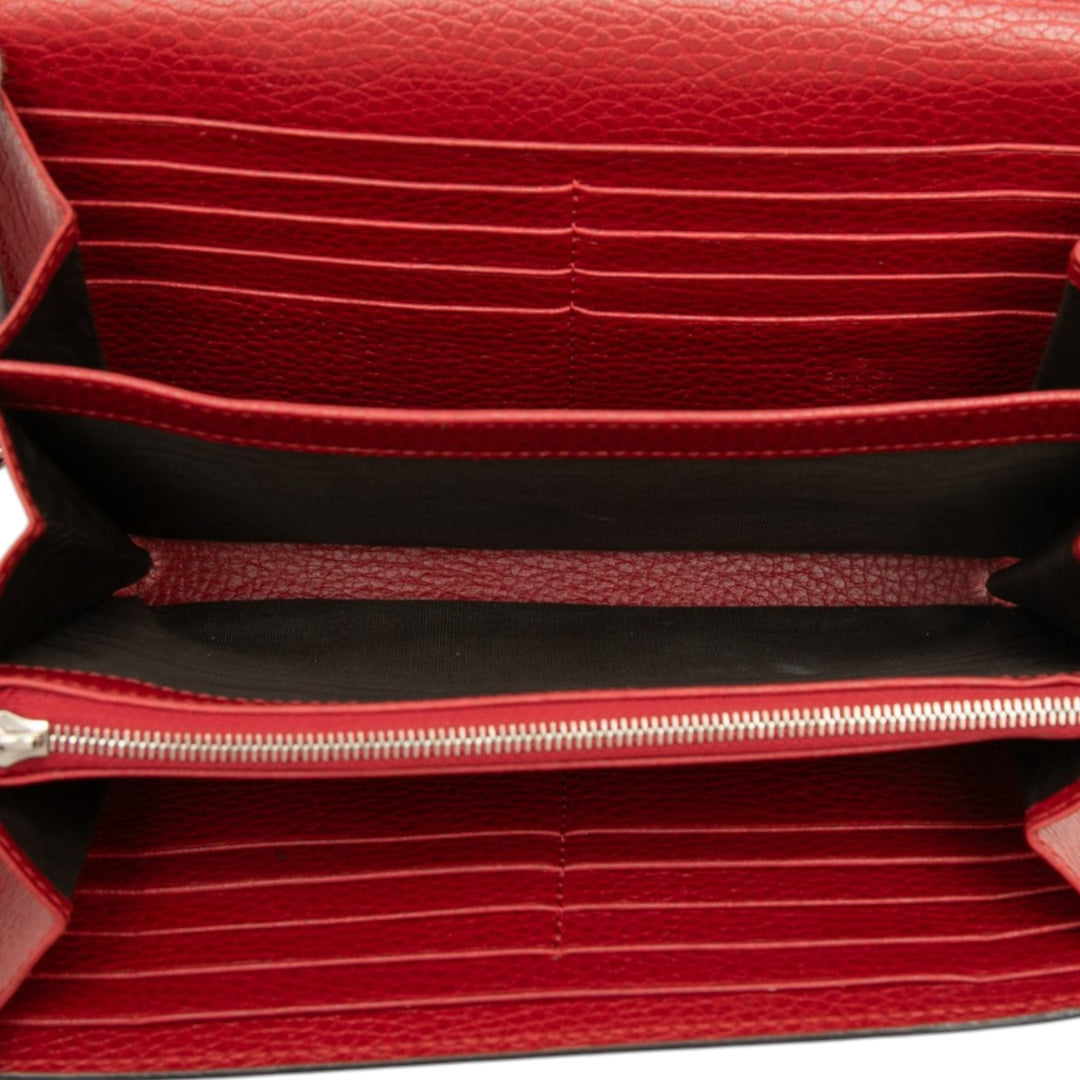 Gucci Dionysus Wallet on Chain Cuir de veau Rouge