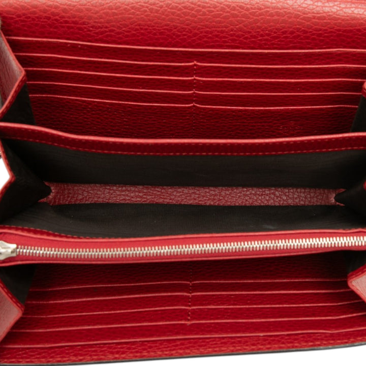 Gucci Dionysus Wallet on Chain Cuir de veau Rouge
