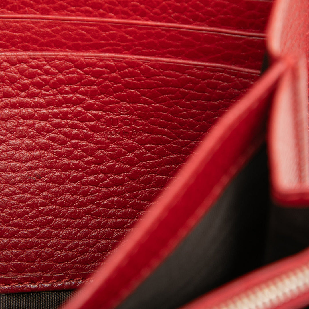 Gucci Dionysus Wallet on Chain Cuir de veau Rouge