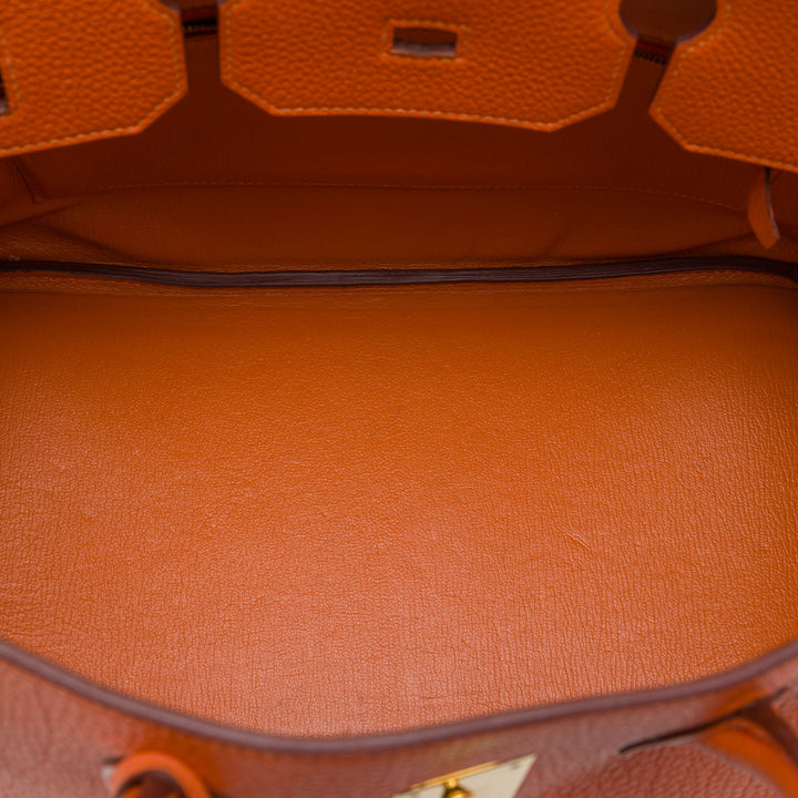 Birkin Retourne 35 Togo Orange