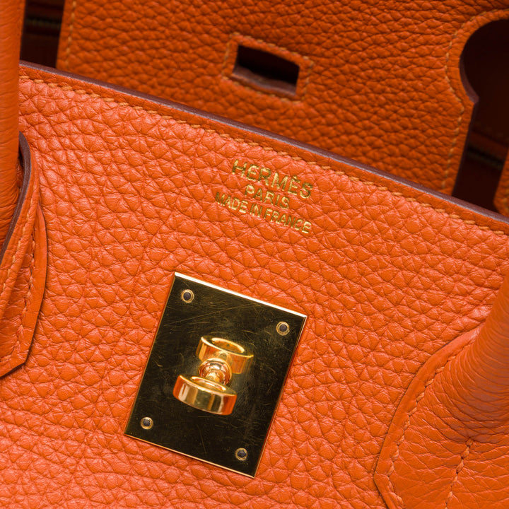 Birkin Retourne 35 Togo Orange