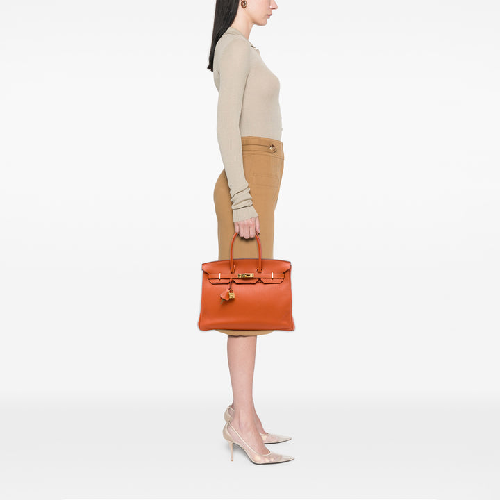 Birkin Retourne 35 Togo Orange