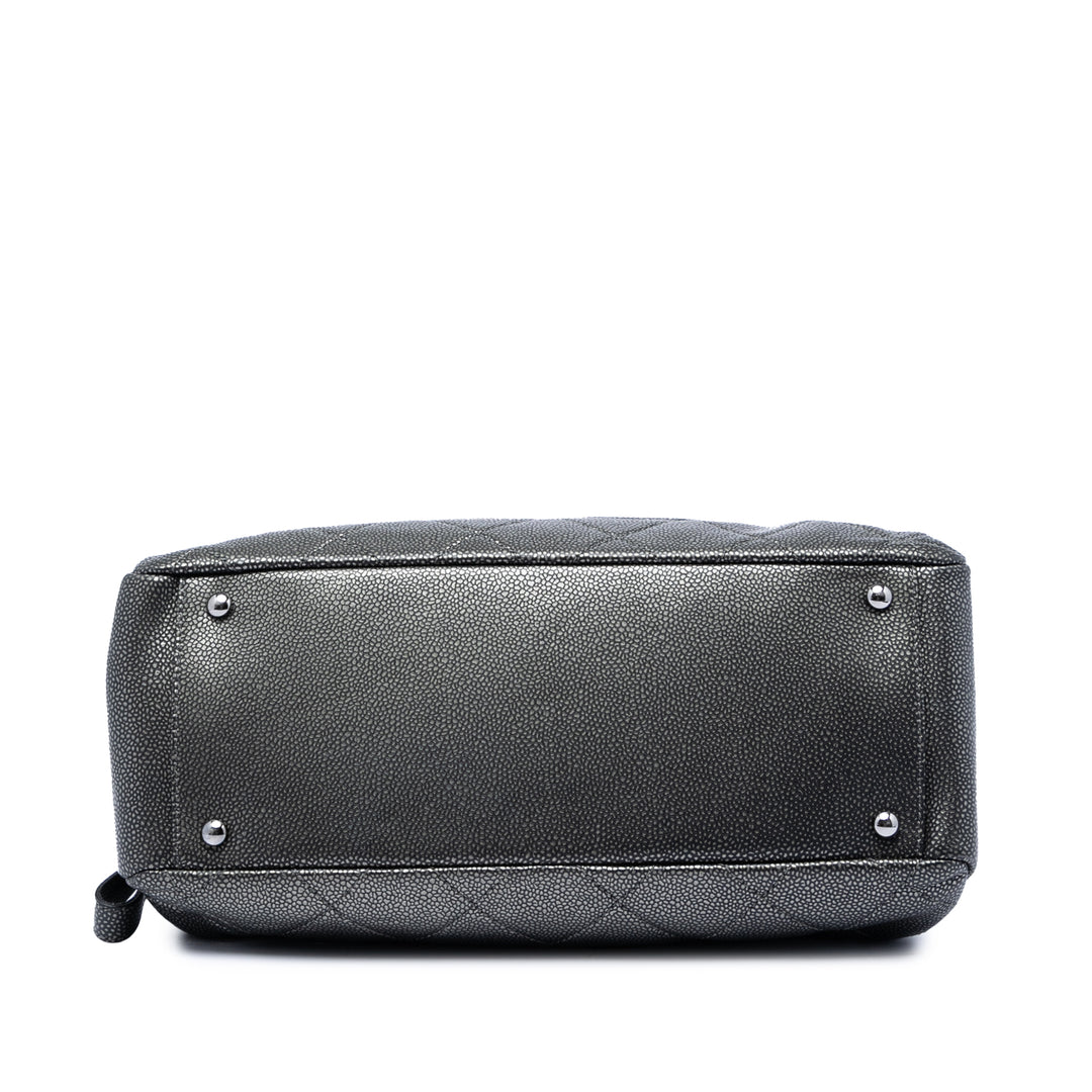Chanel CC Matelassé Caviar Cabas chaîne