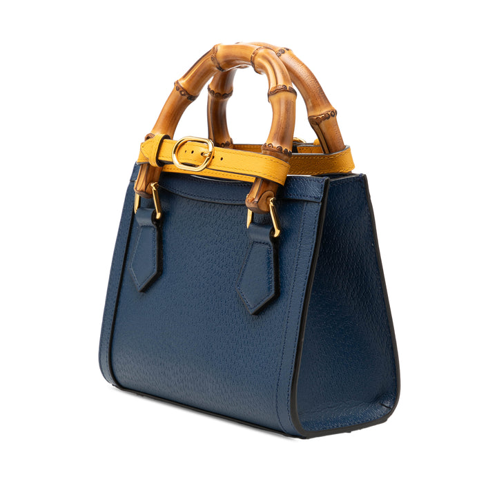 Bamboo Diana Sac Petit Cuir de veau Bleu