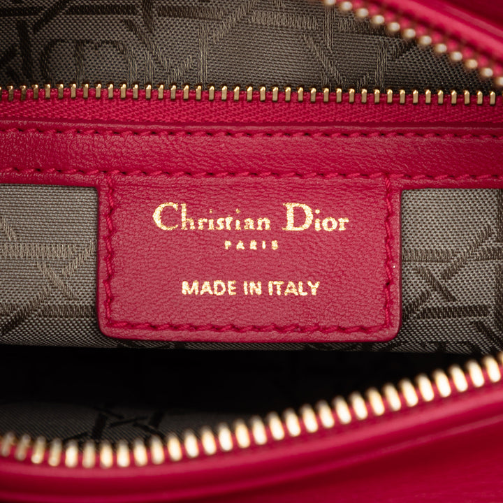 Dior Lady Dior Cannage Moyen Cuir d'agneau