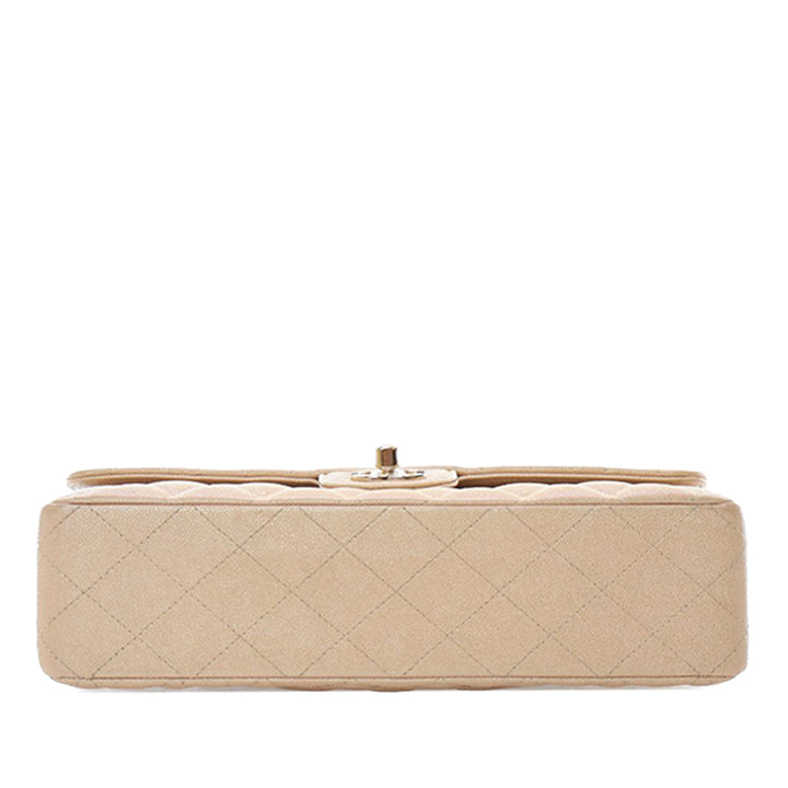 Chanel Medium Classic Iridescent Caviar Double rabat