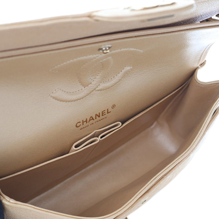 Chanel Medium Classic Iridescent Caviar Double rabat