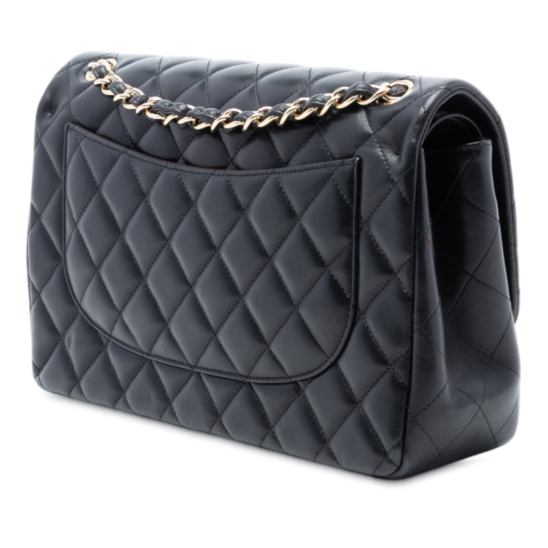 Chanel Jumbo Classic Cuir d’agneau Double rabat