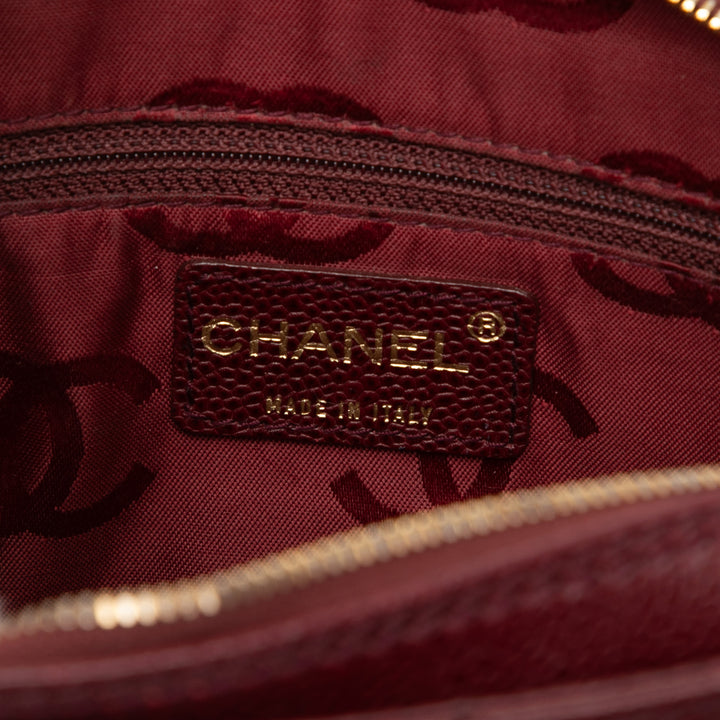 Chanel CC Choco Bar Caviar Wild Stitch Sac bandoulière