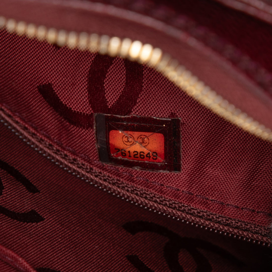 Chanel CC Choco Bar Caviar Wild Stitch Sac bandoulière