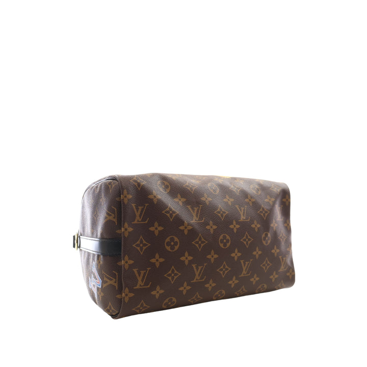 Louis Vuitton Sac à main World Tour Speedy Bandouliere 30 Monogram Marron – vue 14 – GABY PARIS