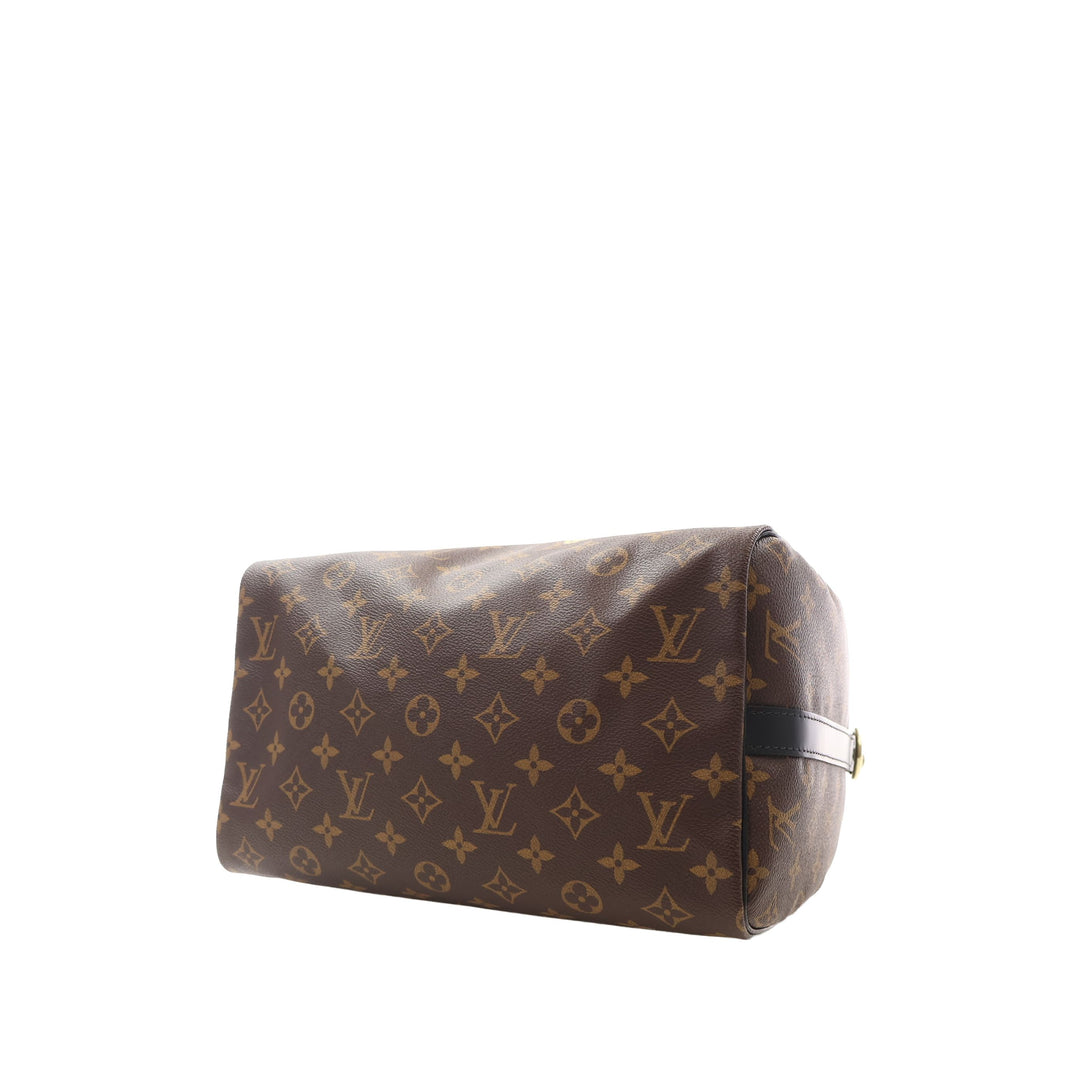 Louis Vuitton Sac à main World Tour Speedy Bandouliere 30 Monogram Marron – vue 15 – GABY PARIS