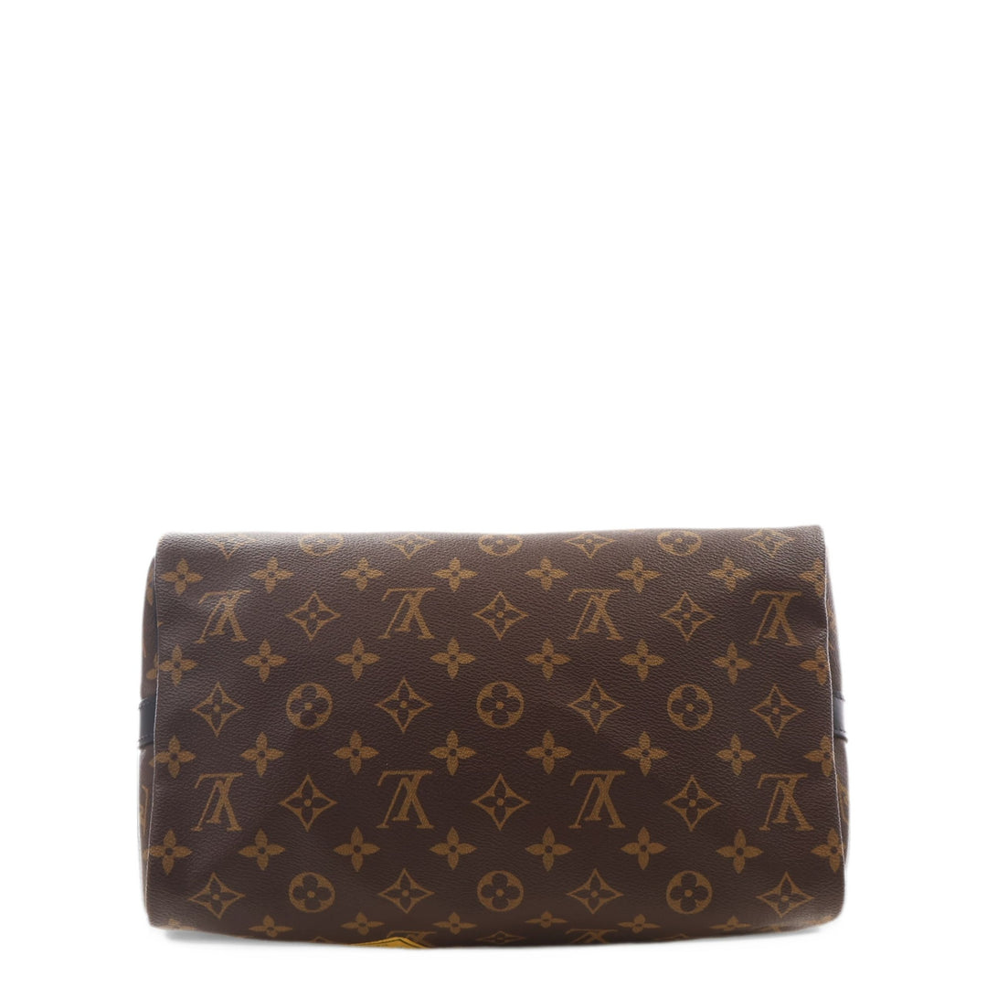 Louis Vuitton Sac à main World Tour Speedy Bandouliere 30 Monogram Marron – vue 3 – GABY PARIS