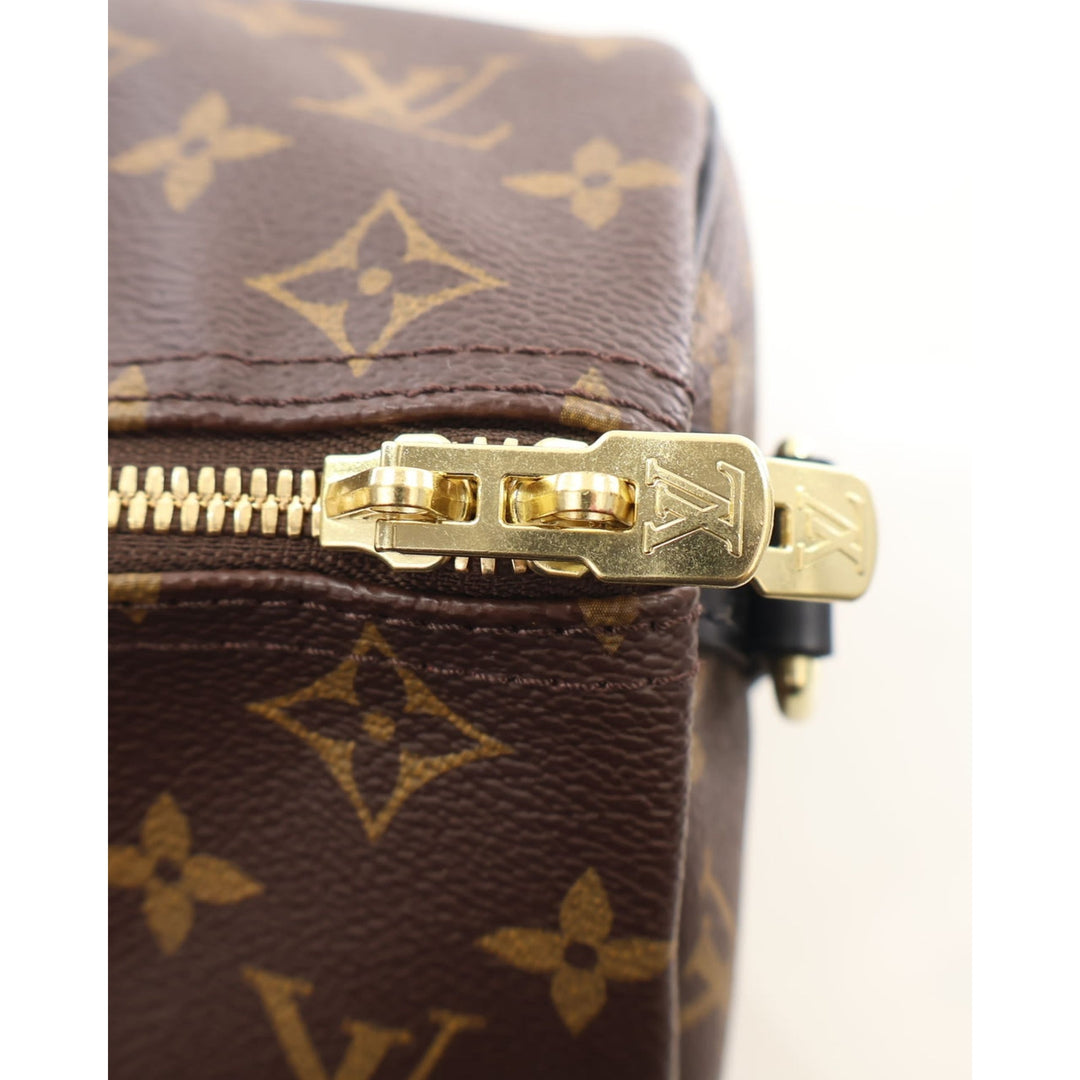 Louis Vuitton Sac à main World Tour Speedy Bandouliere 30 Monogram Marron – vue 6 – GABY PARIS