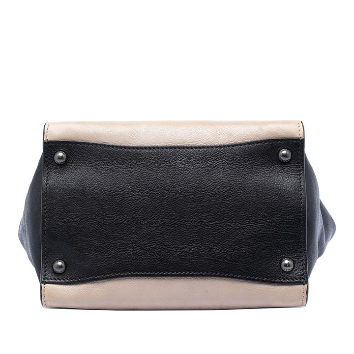 Prada Bicolor Glace Veau Twin Pocket Double Handle Sac