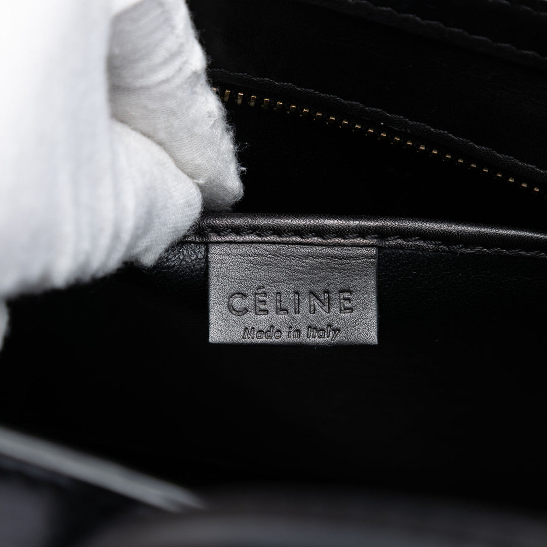 Celine Nano Tricolor Cuir de veau et Daim Luggage Cabas
