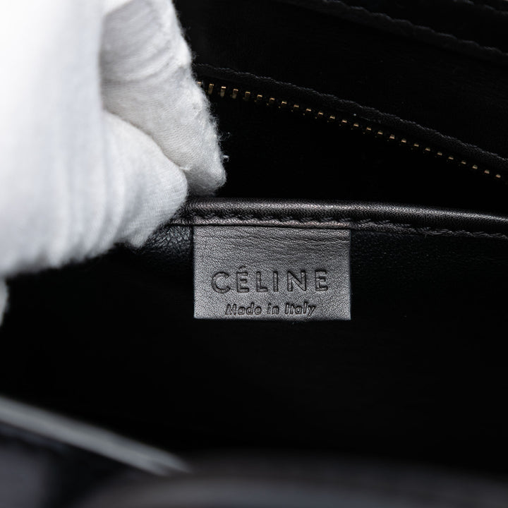 Celine Nano Tricolor Cuir de veau et Daim Luggage Cabas