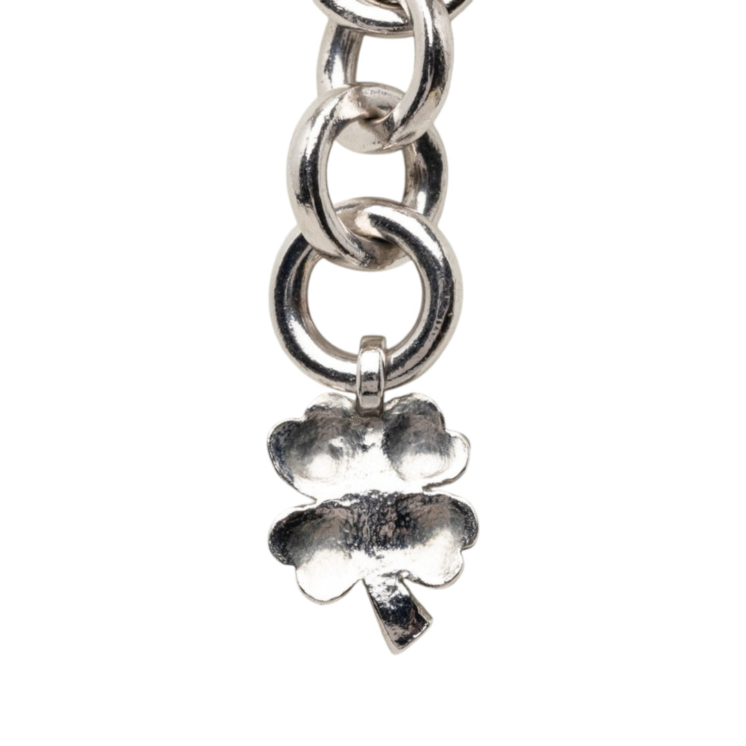Chanel CC Brass Strass Pendant Collier