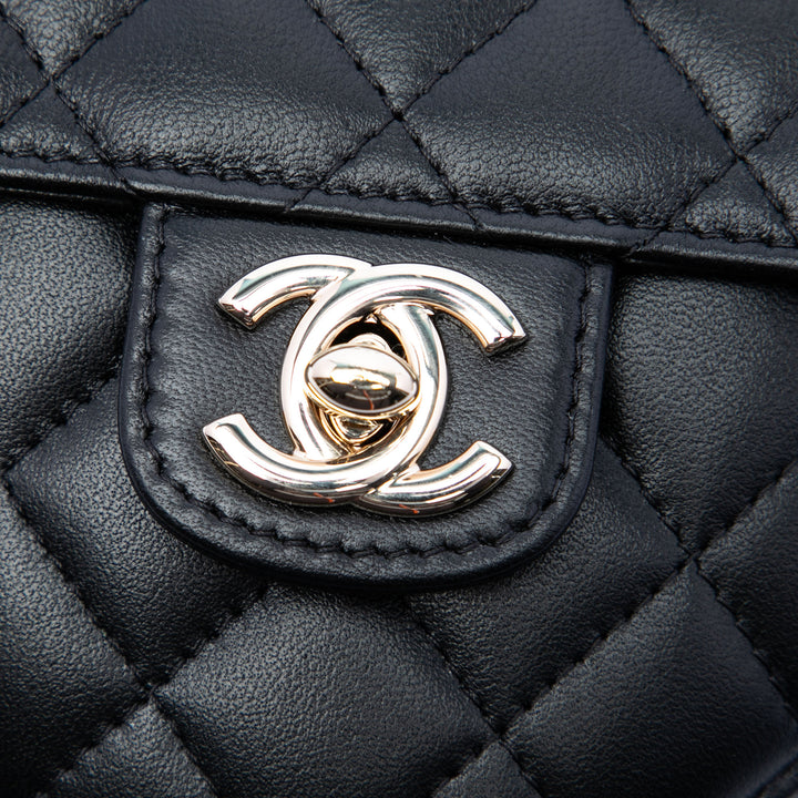 Chanel Mini Cuir d’agneau CC in Love Heart Sac porté croisé