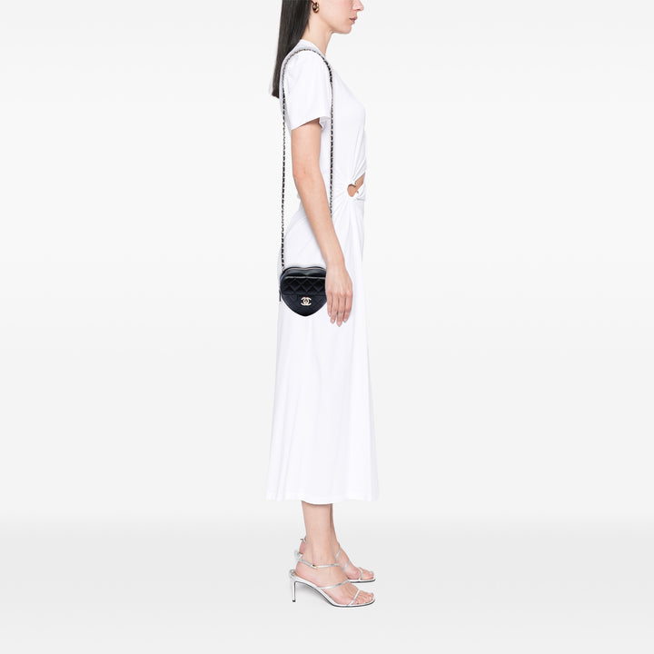 Chanel Mini Cuir d’agneau CC in Love Heart Sac porté croisé