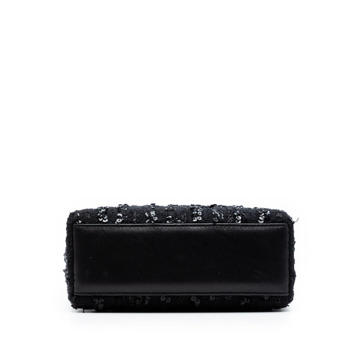 Dior Mini Tweed et Sequins Embellished Lady Dior