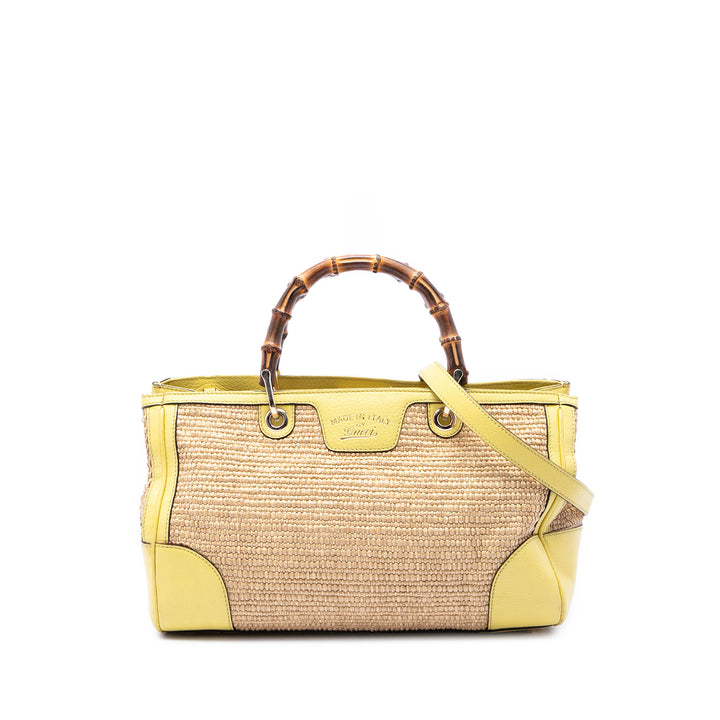 Bamboo Cabas Moyen Beige