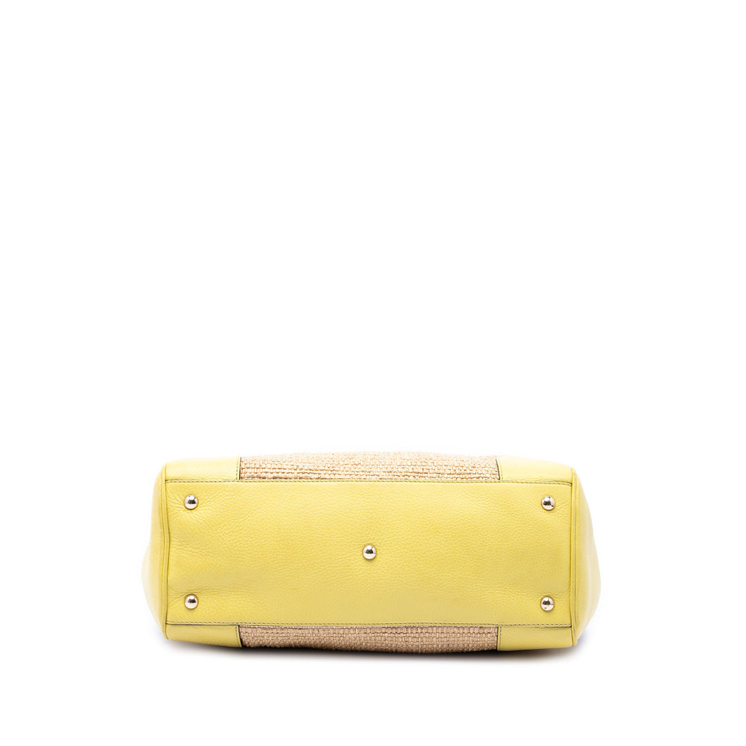 Bamboo Cabas Moyen Beige