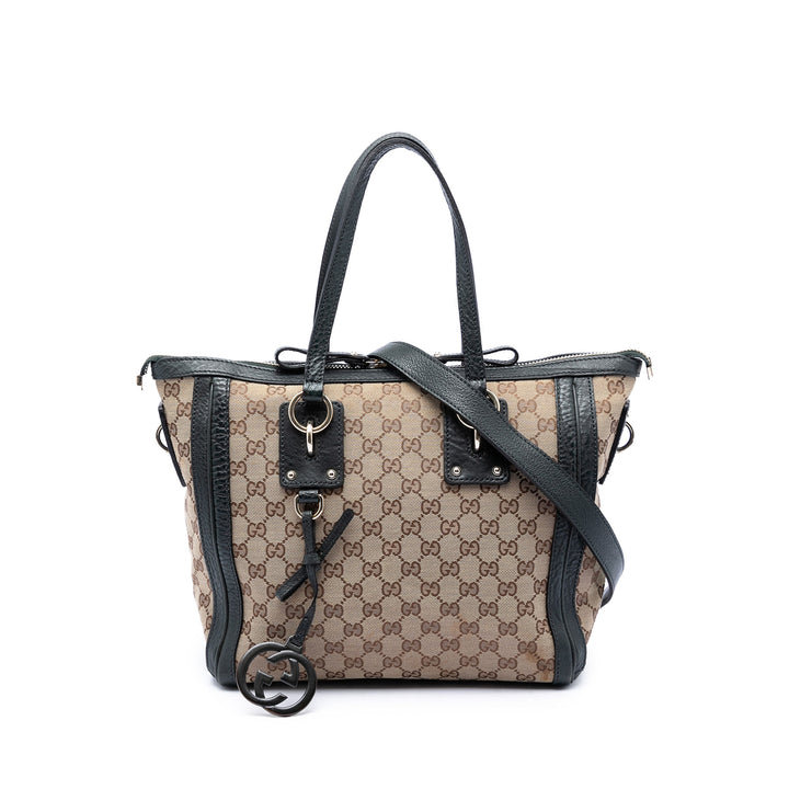 Gucci Medium GG Toile Charm Sac